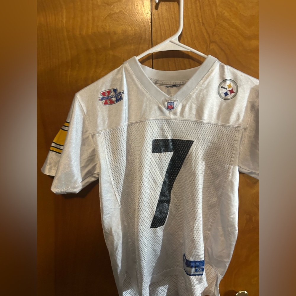 Kids Steelers Roethlisberger Football Jersey with Number 7